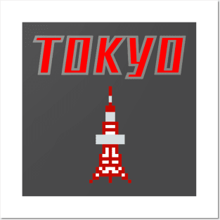 TOKYO×pixel art Posters and Art